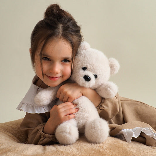 White Bear – Ursulețul Premium Ultra Pufos Orange Toys (33 cm)