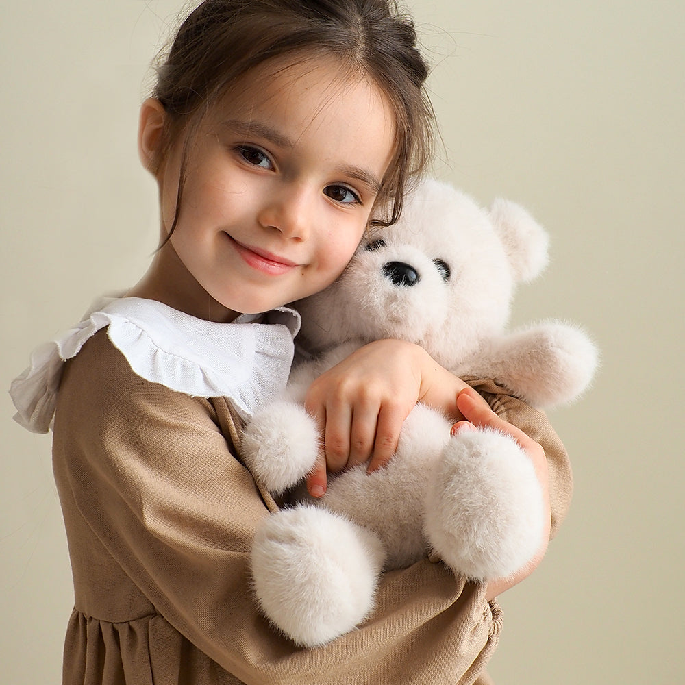 White Bear – Ursulețul Premium Ultra Pufos Orange Toys (33 cm)