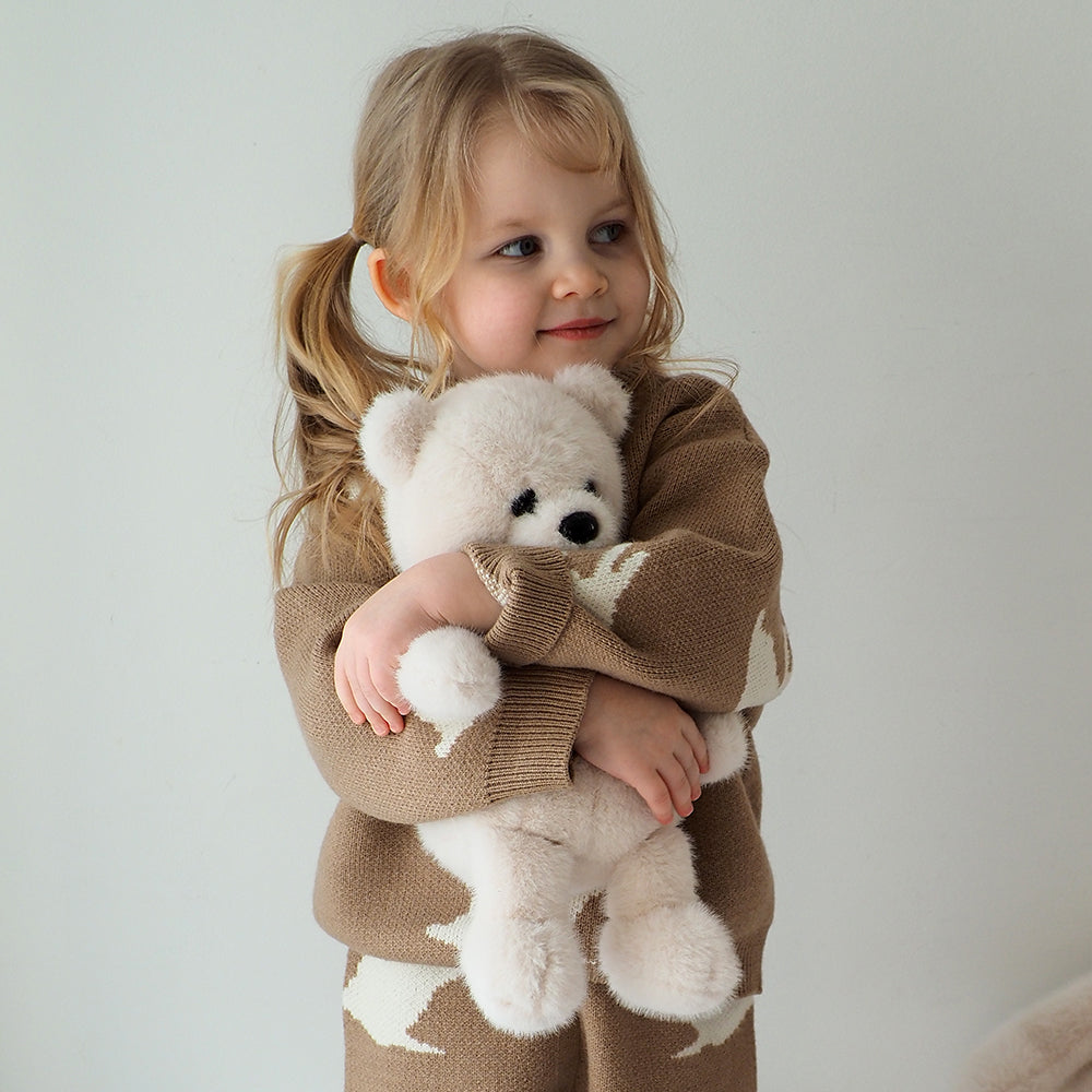 White Bear – Ursulețul Premium Ultra Pufos Orange Toys (33 cm)