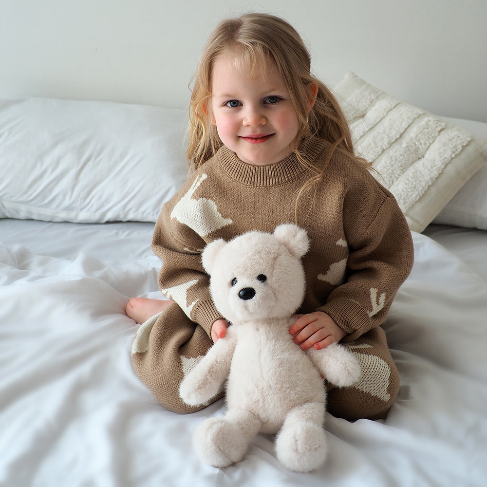 White Bear – Ursulețul Premium Ultra Pufos Orange Toys (33 cm)