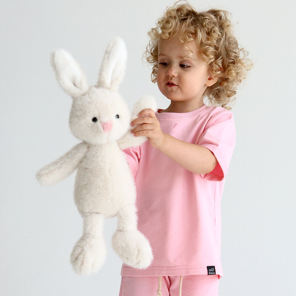White Bunny – Iepurașul Premium Ultra Pufos Orange Toys (45 cm)