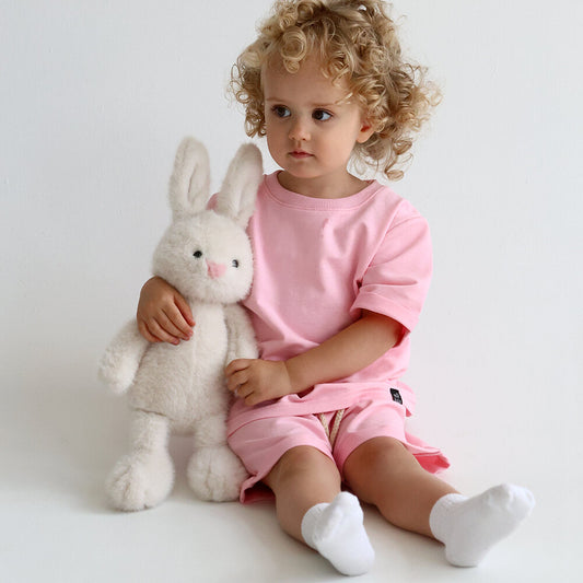 White Bunny – Iepurașul Premium Ultra Pufos Orange Toys (45 cm)