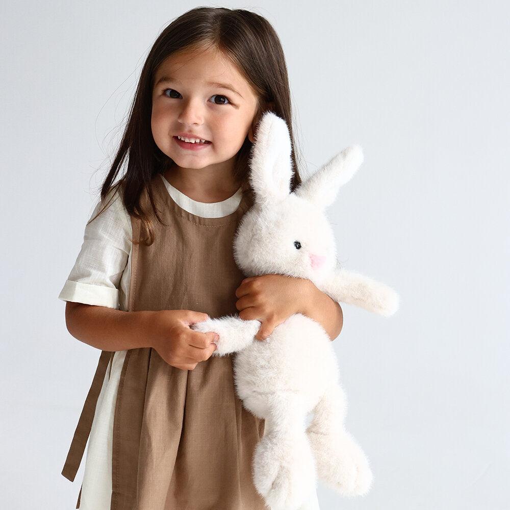 White Bunny – Iepurașul Premium Ultra Pufos Orange Toys (45 cm)