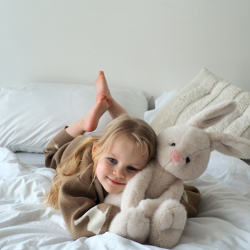 White Bunny – Iepurașul Premium Ultra Pufos Orange Toys (60 cm)