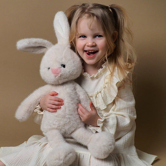White Bunny – Iepurașul Premium Ultra Pufos Orange Toys (60 cm)