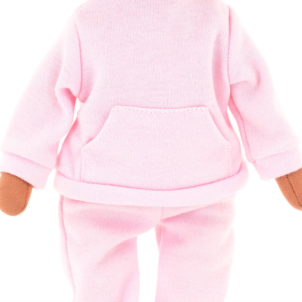 Set de îmbrăcăminte cu trening roz pentru Păpuși Sweet Sisters (32 cm) – Ținută Premium de Joacă