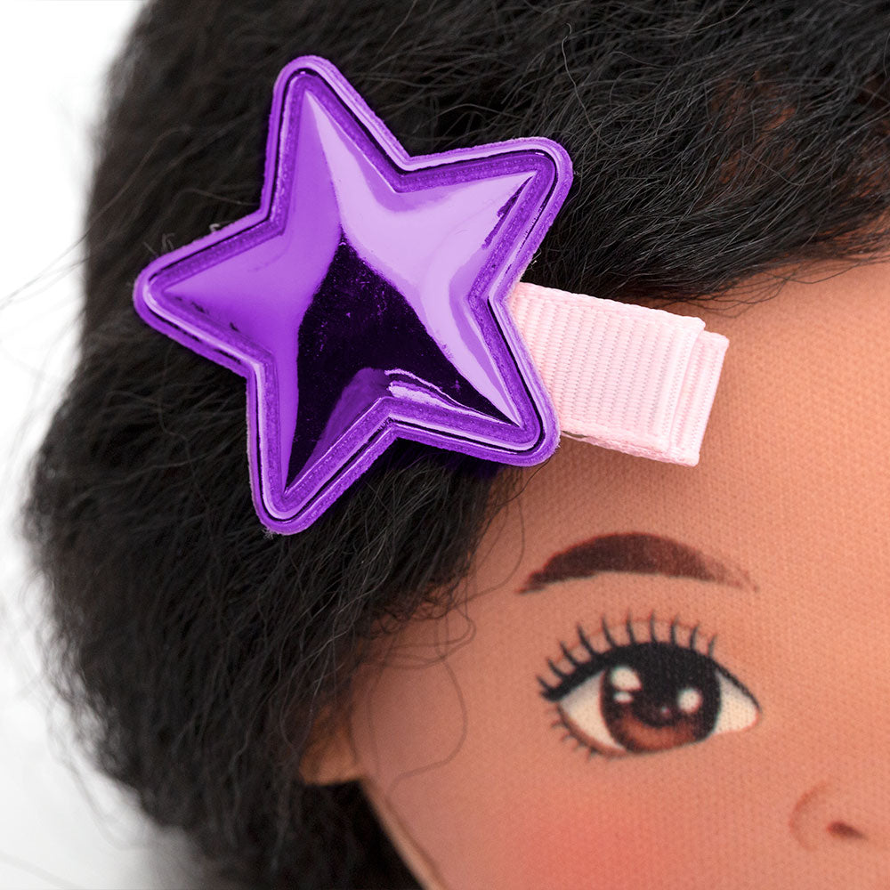 Set Trening Violet + Accesorii pentru Păpuși Sweet Sisters (32 cm) – Ținută Premium de Joacă