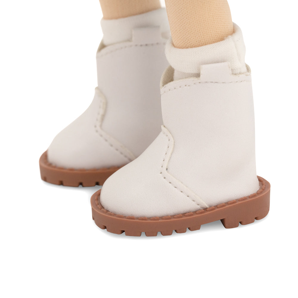 Mia în Rochie de Vară Albastră – Păpușă de Pluș Premium Sweet Sisters (32 cm)