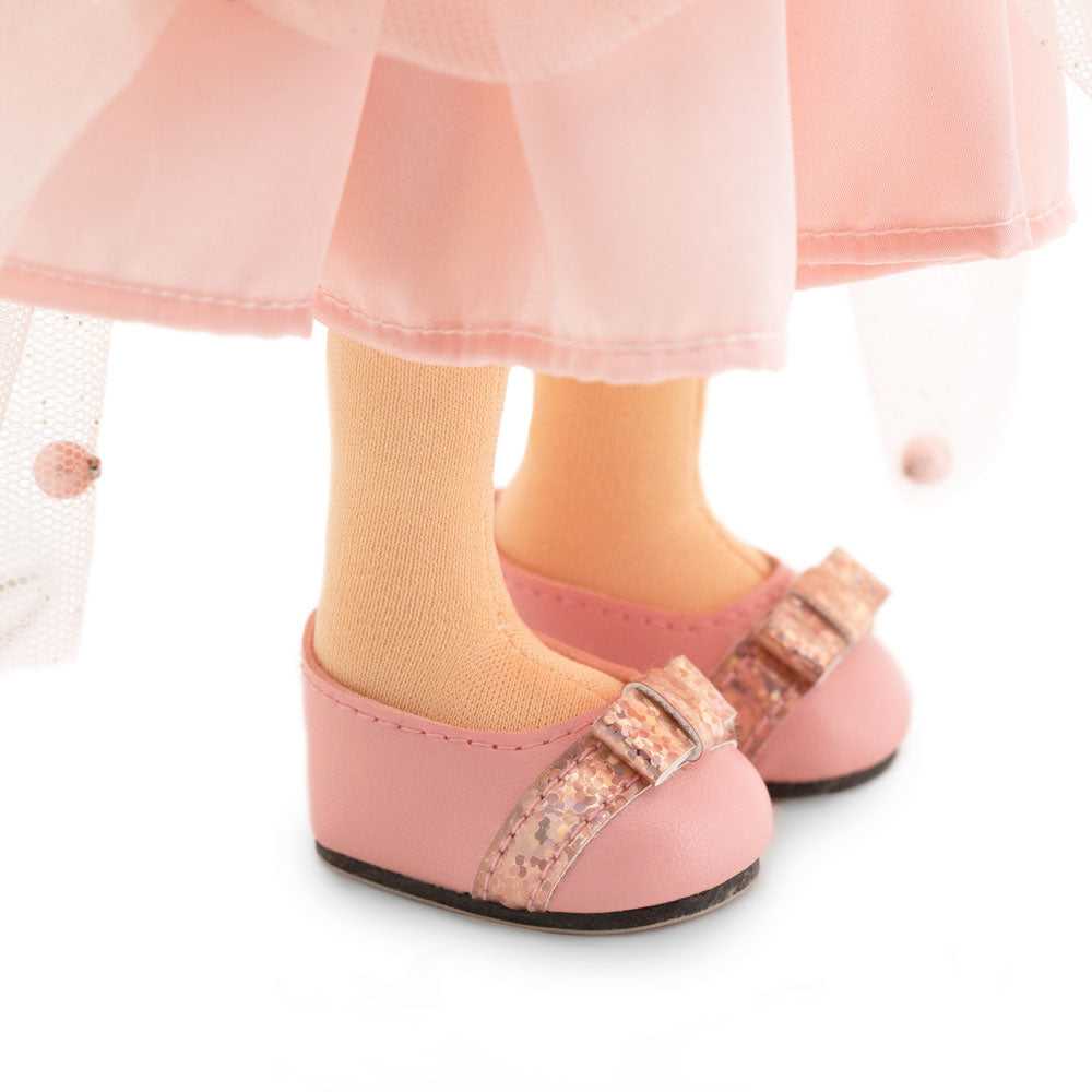 Sunny în Rochie Roz – Păpușă de Pluş Premium Sweet Sisters (32 cm)