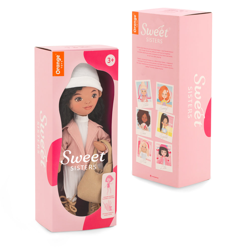 Tina într-o jachetă roz – Păpușă de Pluș Premium Sweet Sisters (32 cm)