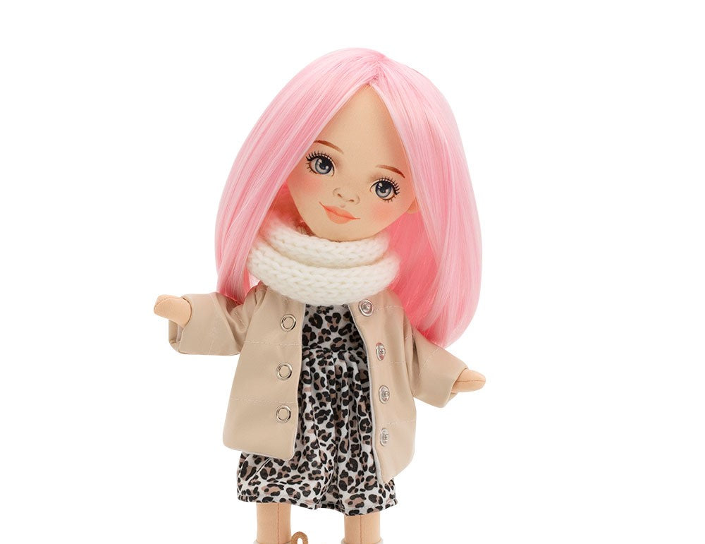 Set de îmbrăcăminte Jachetă bej pentru Păpuși Sweet Sisters (32 cm) – Ținută Premium de Joacă