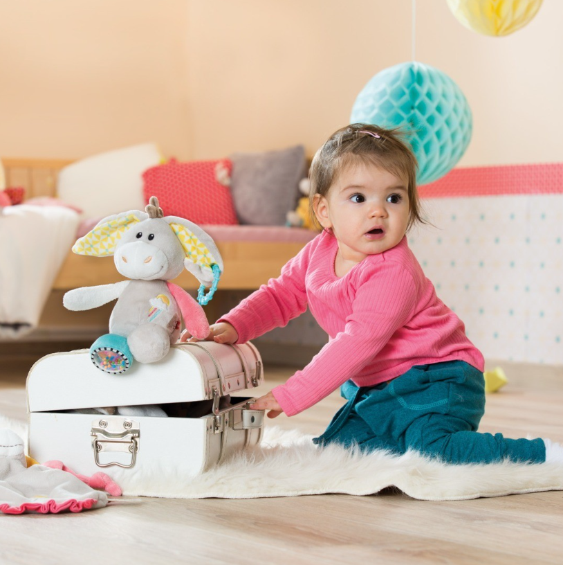 Măgărușul Muli – Jucărie Premium cu Funcții Tactile și Sonore (28 cm)