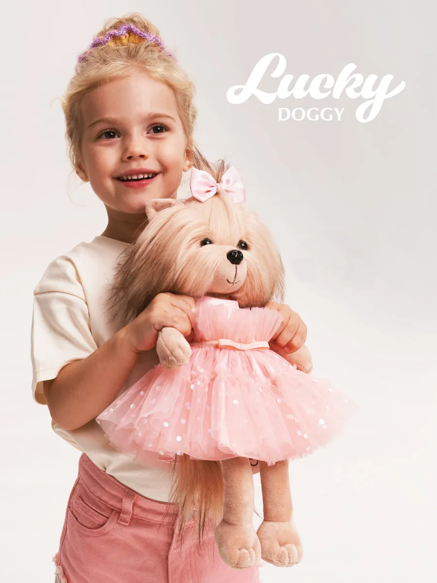 Lucky Yoyo Honey – Căţeluşă de Pluş Premium Lucky Doggy