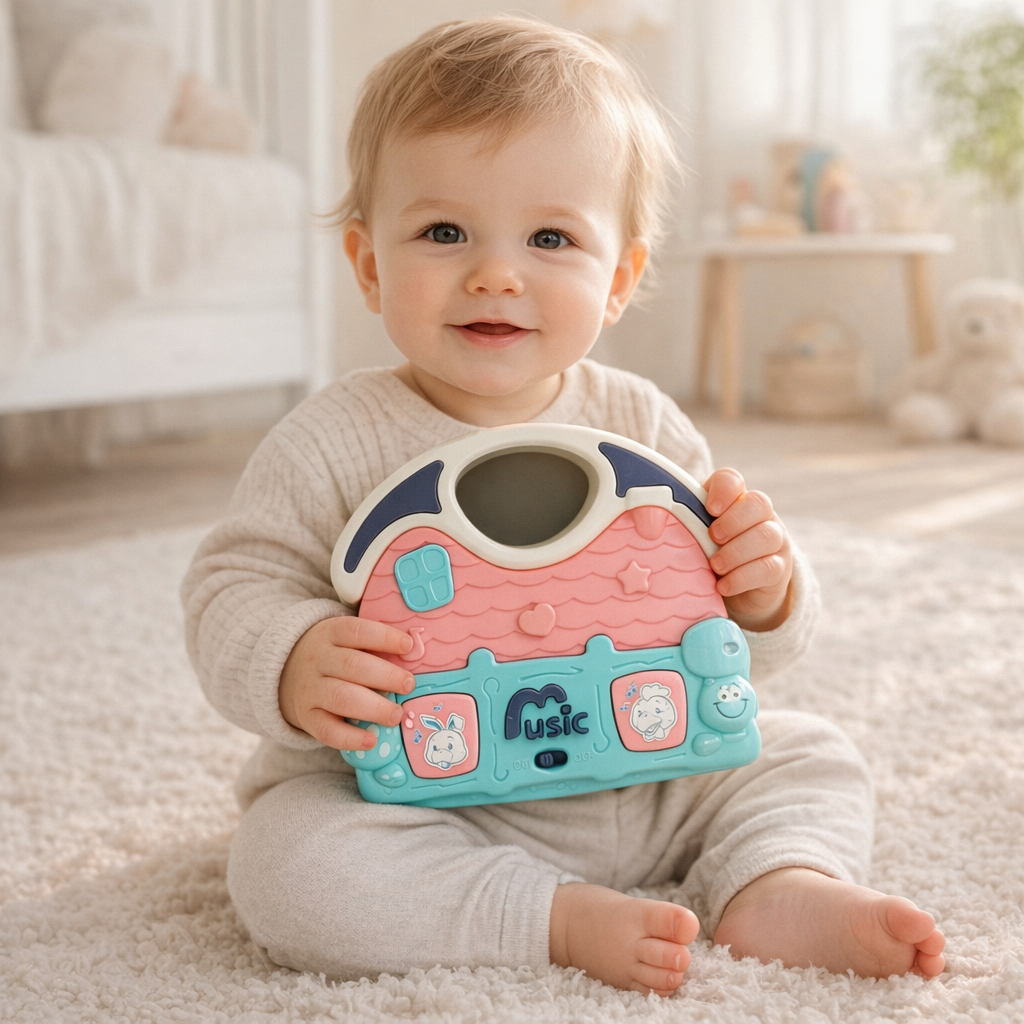 Annie – Koala Premium de Pluș Cotti Motti (30 cm)+ CADOU Casuta interactiva bebe