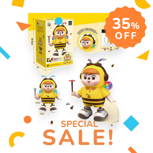 Albina dansatoare cu muzica si lumini