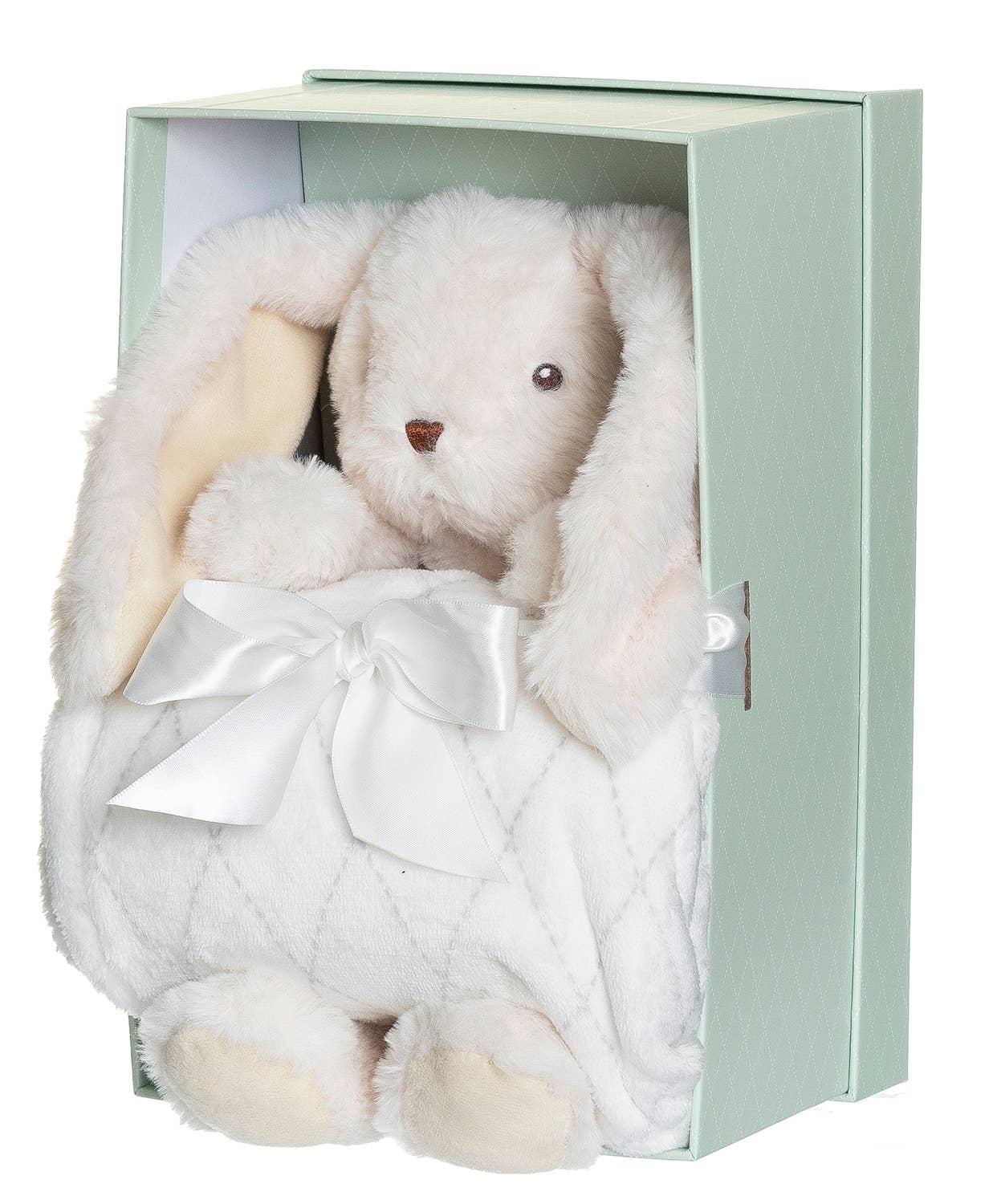 Svea Iepurașul Premium cu Păturică în Cutie Cadou, 30 cm, Teddykompaniet