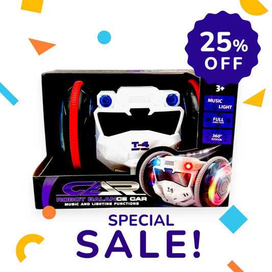 Mașinuță Robot Balance Car – Rotativă 360° cu Lumini și Sunete