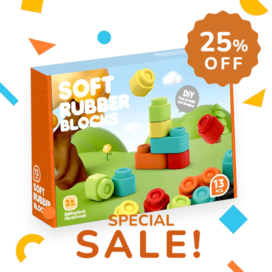 Set cuburi moi bebelusi, multicolor, 13 piese, Joc Creativ și Sigur