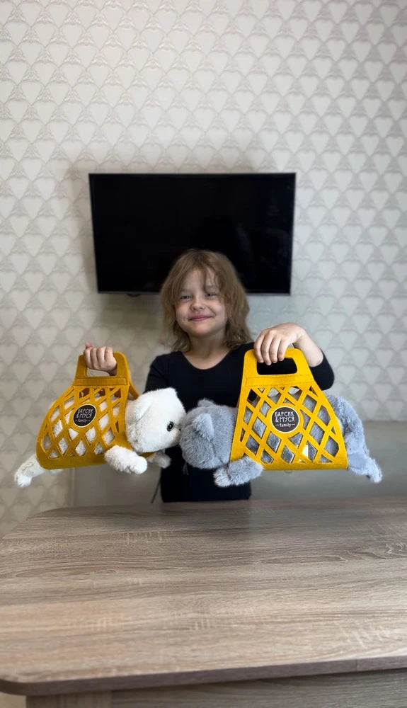 Milo – Pisoiul Gri de Pluș (35 cm) – Jucărie Premium Ultra Pufoasă Orange Toys