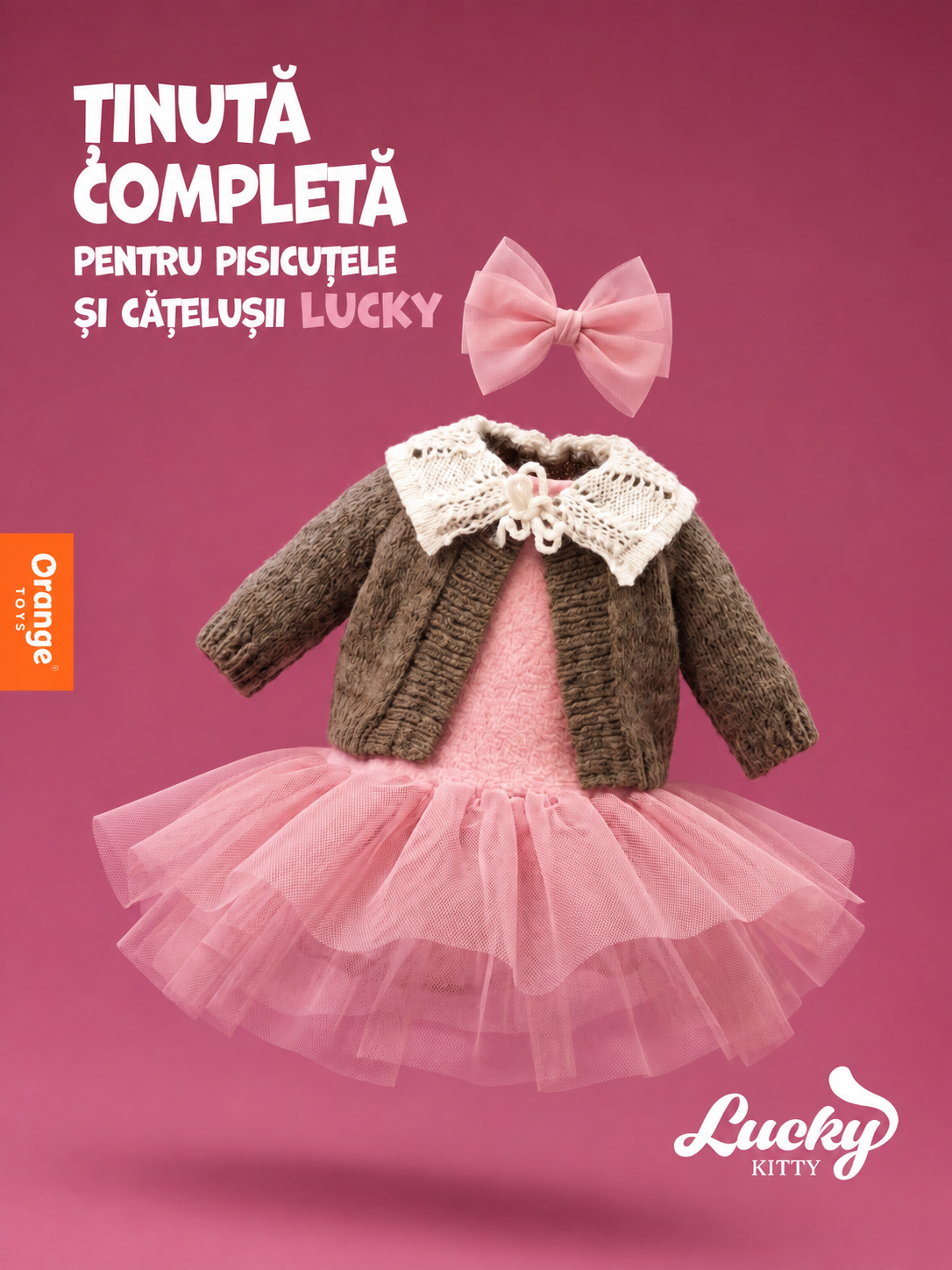 Set de hăinuțe Premium Cozy Evening Lucky Kitty