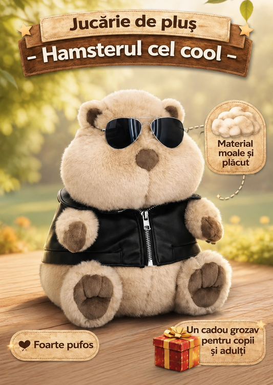 Puff – Hamsterul Premium Ultra Pufos Orange Toys (32 cm)