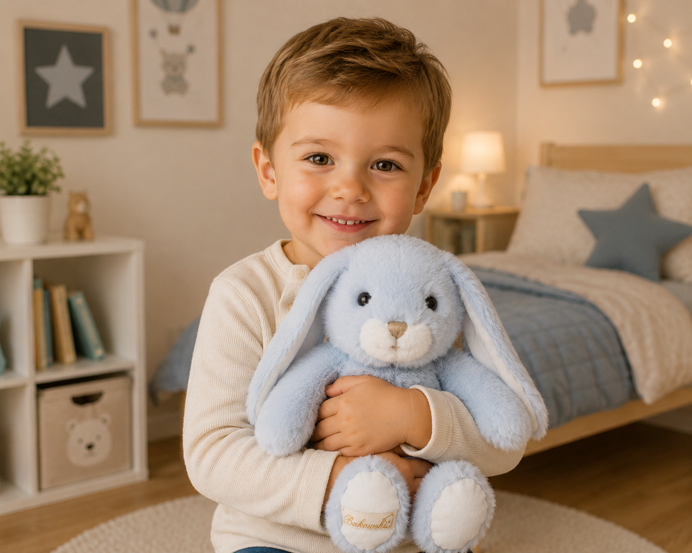Mimi Blue – Iepuraș de Pluș Premium 30 cm