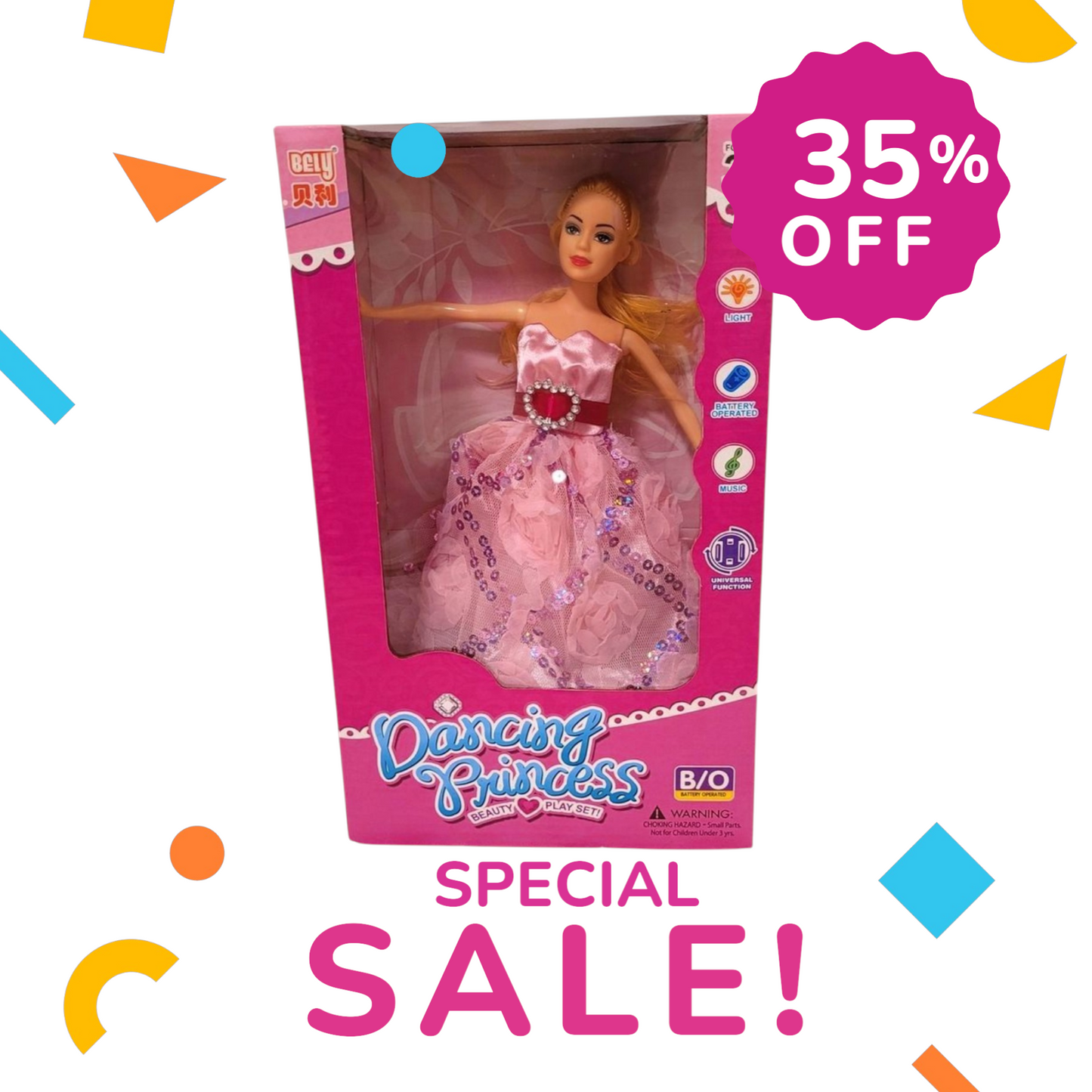 Prințesă cu funcții electrice de dansat