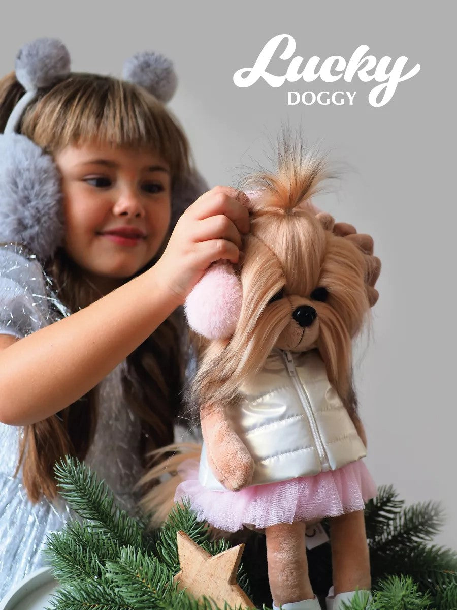 Lucky Yoyo Pink Dream – Căţeluşă de Pluş Premium Lucky Doggy