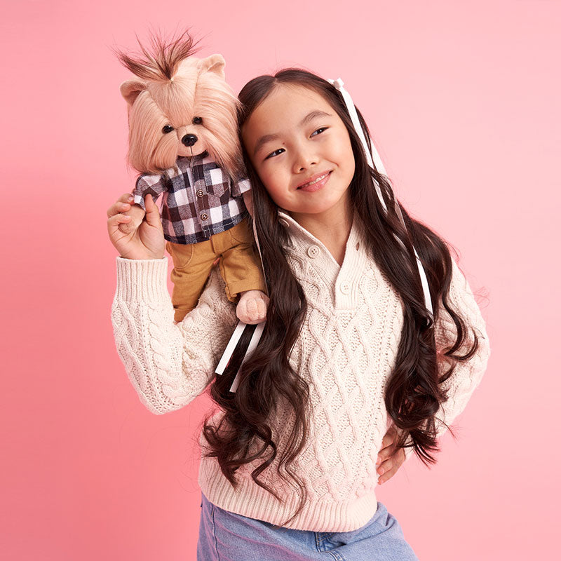 Lucky Andy – Căţeluş de Pluş Premium Lucky Doggy - Stylish Boy