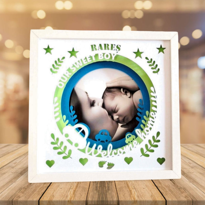 Tablou luminos personalizat baieti 010