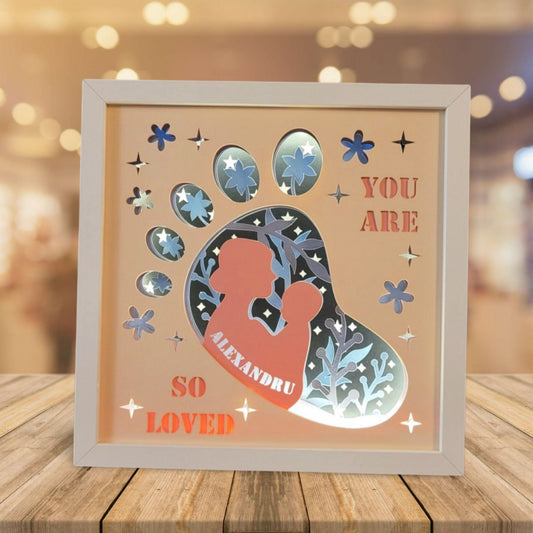 Tablou luminos personalizat baieti 012