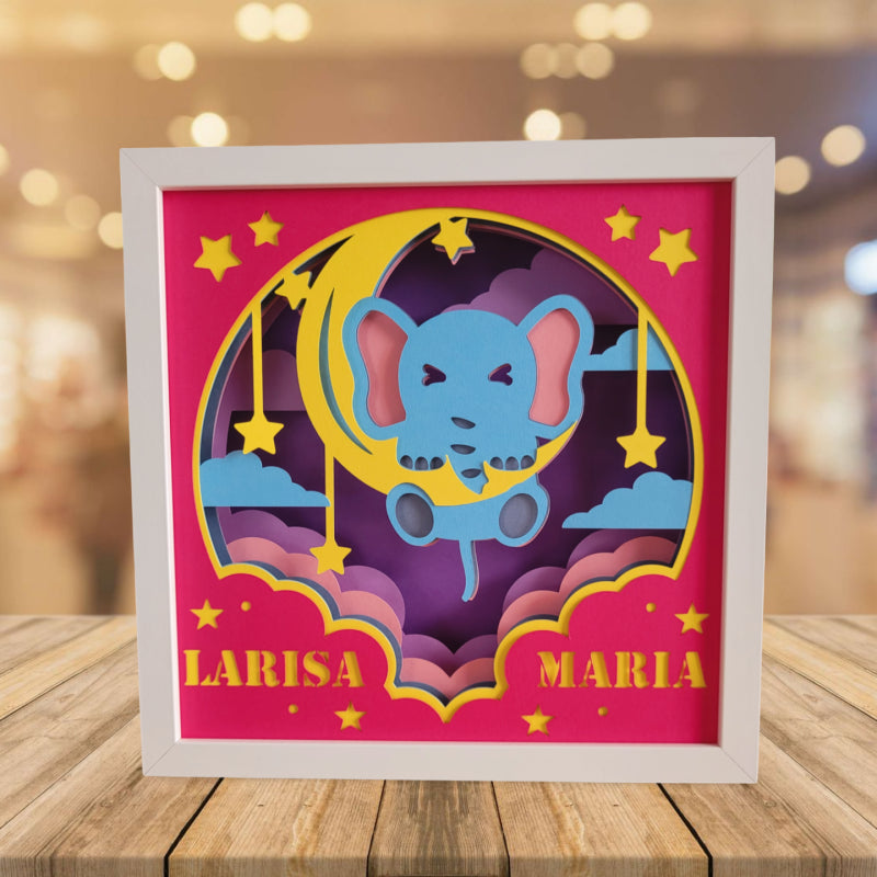 Tablou luminos personalizat fetițe 002
