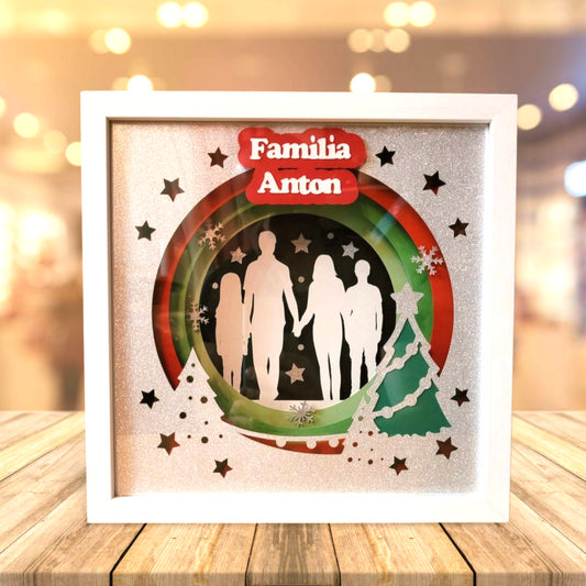 Tablou luminos personalizat Craciun 4