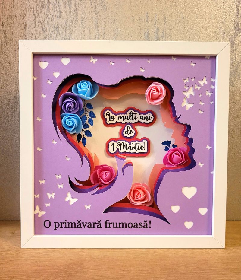 Tablou luminos personalizat 1-8 Martie  01