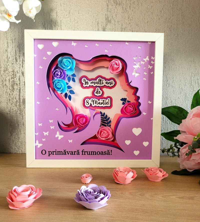 Tablou luminos personalizat 1-8 Martie  01