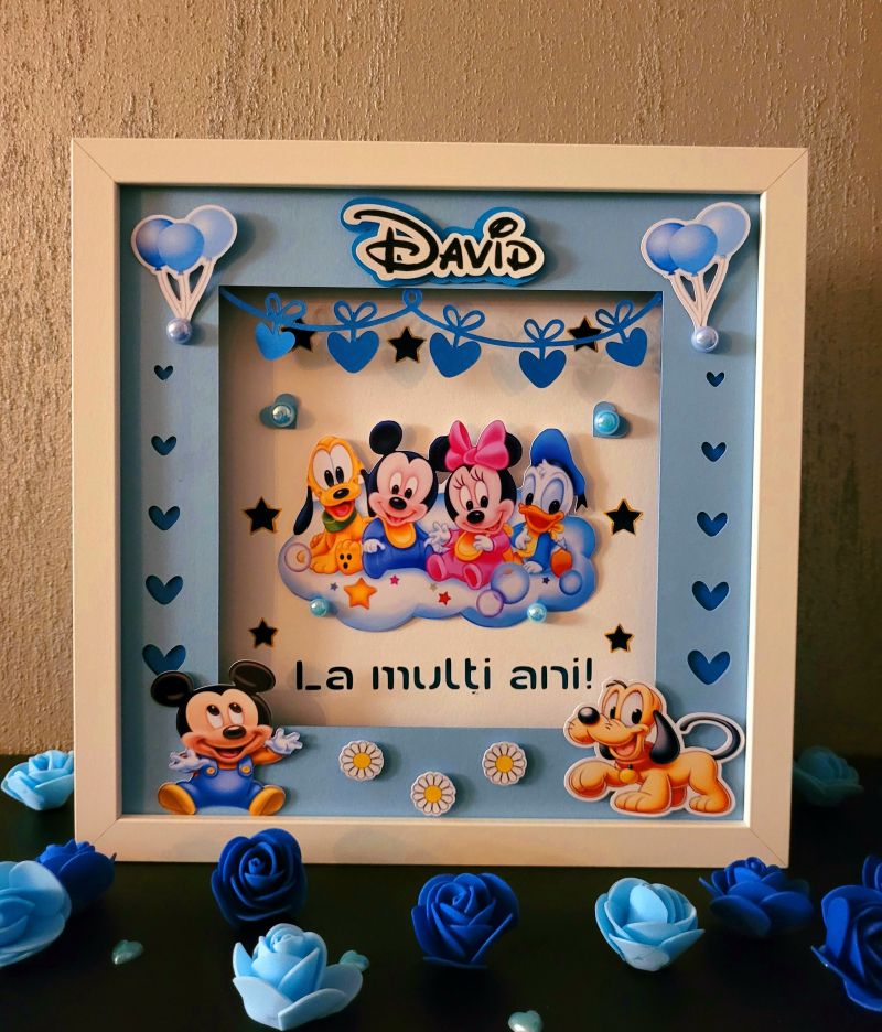 Tablou luminos personalizat baieti 015