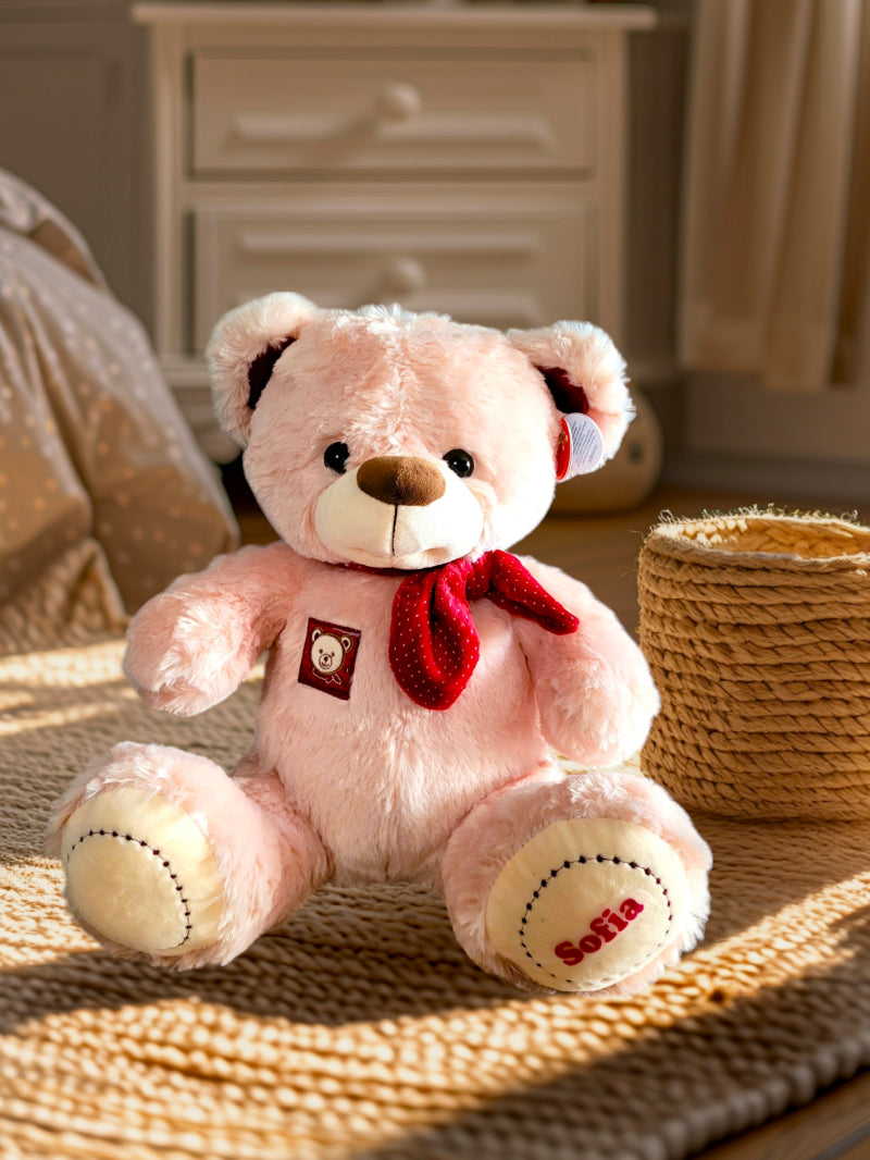 Ursuleț personalizat cu esarfă