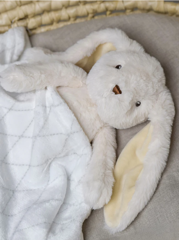 Svea Iepurașul Premium cu Păturică în Cutie Cadou, 30 cm, Teddykompaniet