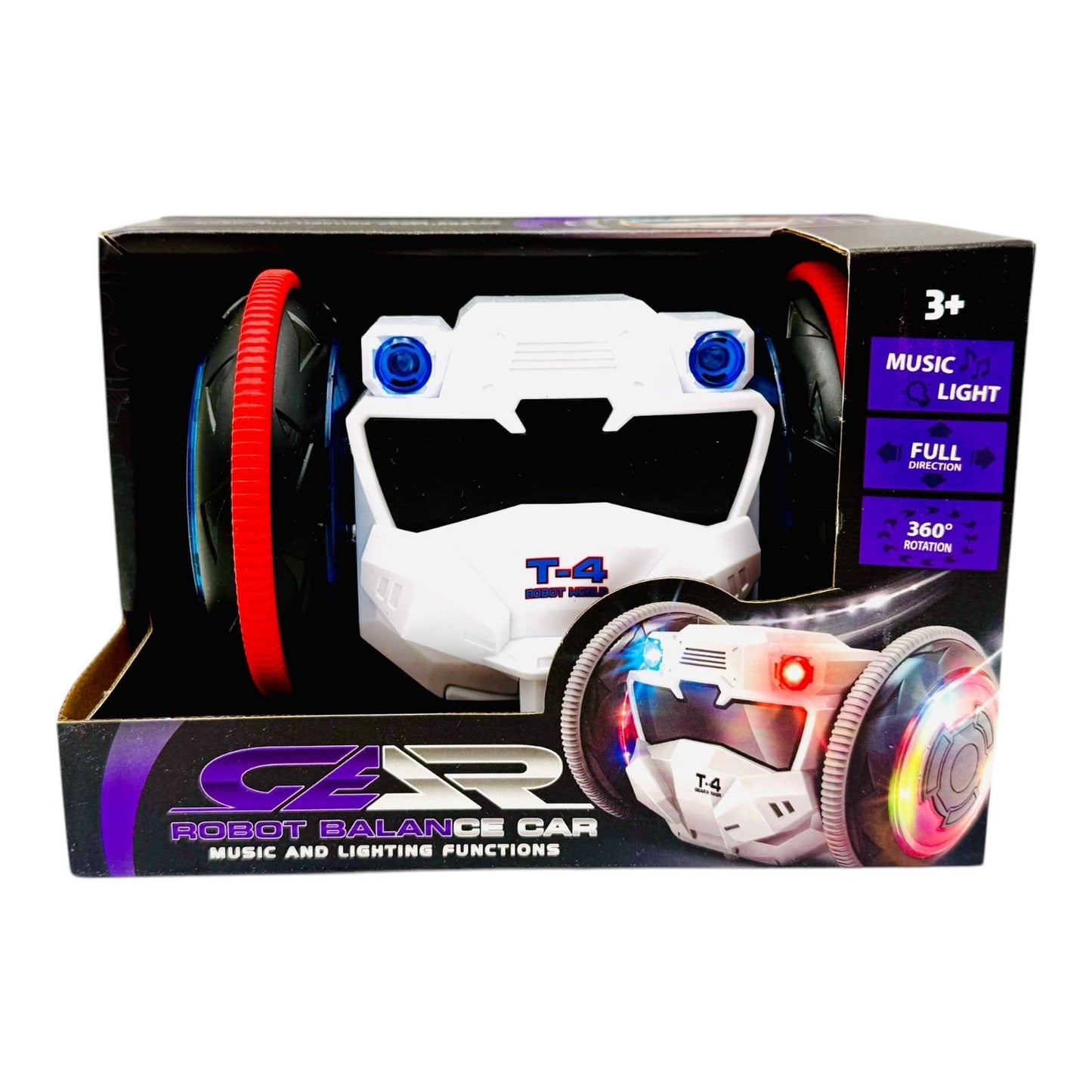 Mașinuță Robot Balance Car – Rotativă 360° cu Lumini și Sunete