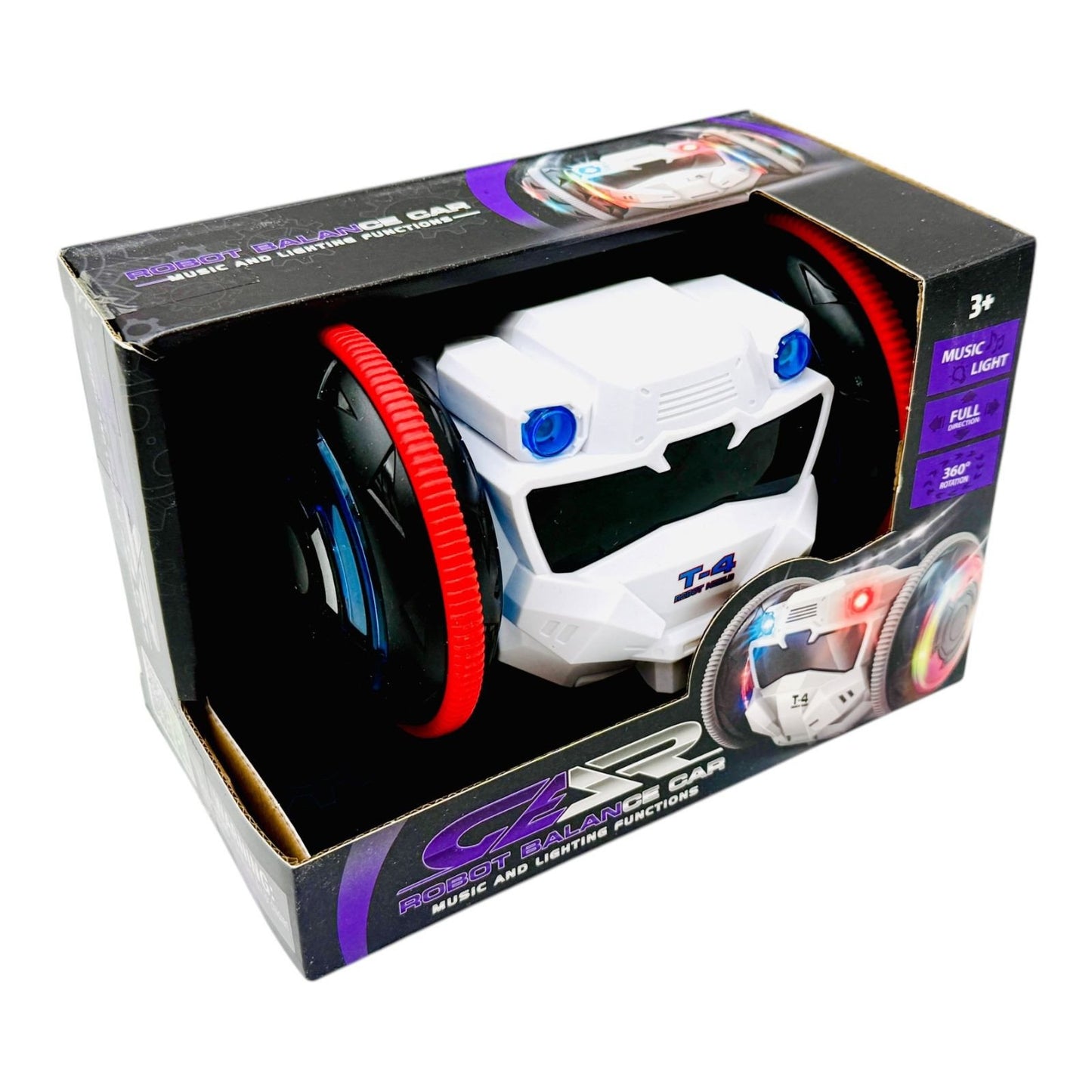 Mașinuță Robot Balance Car – Rotativă 360° cu Lumini și Sunete