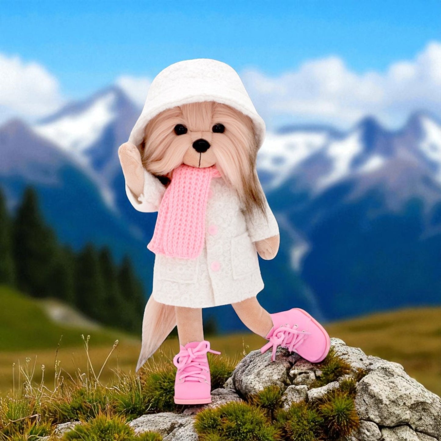 Lucky Yoyo Fashion – Căţeluşă de Pluş Premium Lucky Doggy